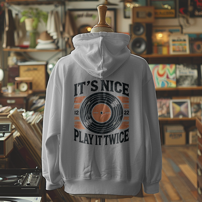 Play it Twice Vinyl Hoodie | Funky T-shirts, Funky Printed T-Shirts, Funky Shirts for Men and Woman