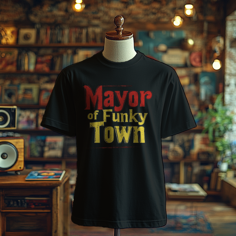 Mayor of Funky Town T-shirts, Funky Printed T-Shirts, Funky Shirts for Men and Woman