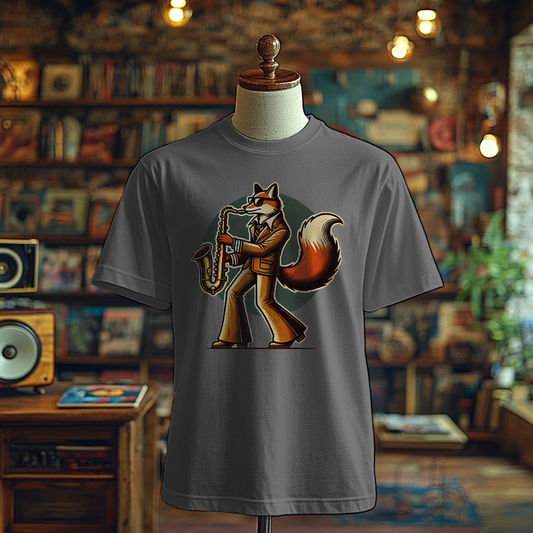 Foxy Sax Funky T-shirts, Funky Printed T-Shirts, Funky Shirts for Men and Woman