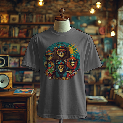 Funky Lions Band Tee- T-Shirt