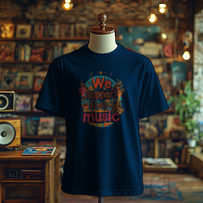 We support live music- T-Shirt