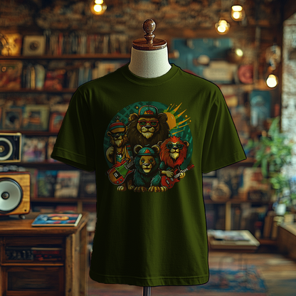 Funky Lions Band Tee- T-Shirt