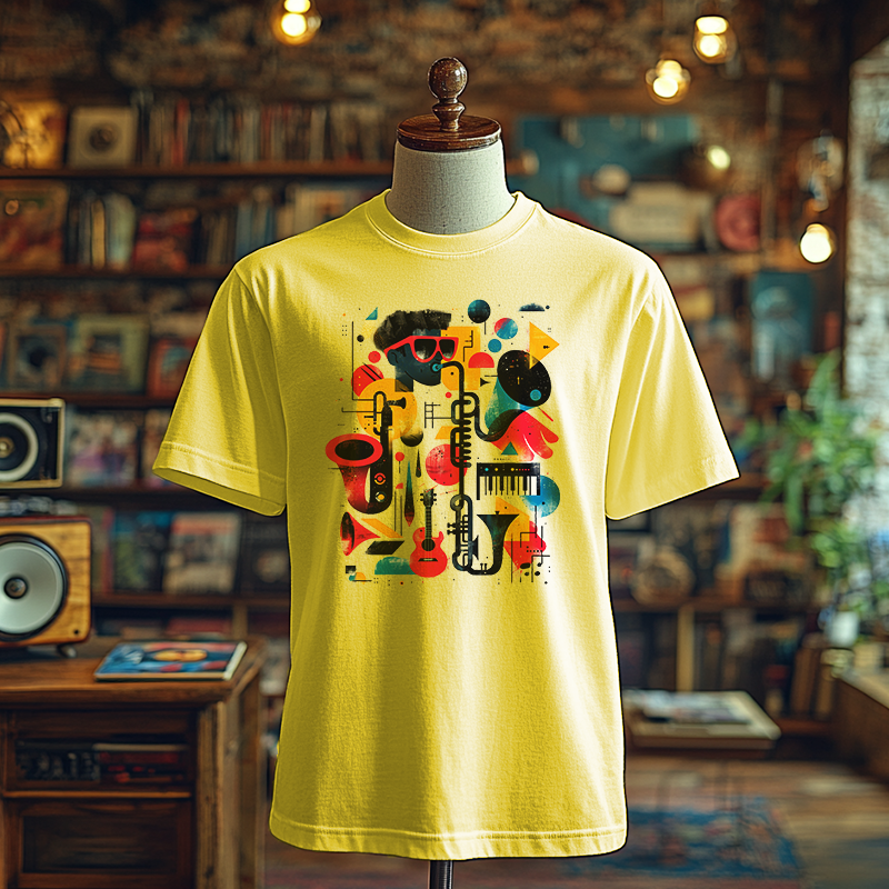 Funky Jaz Collage T-shirts, Funky Printed T-Shirts, Funky Shirts for Men and Woman